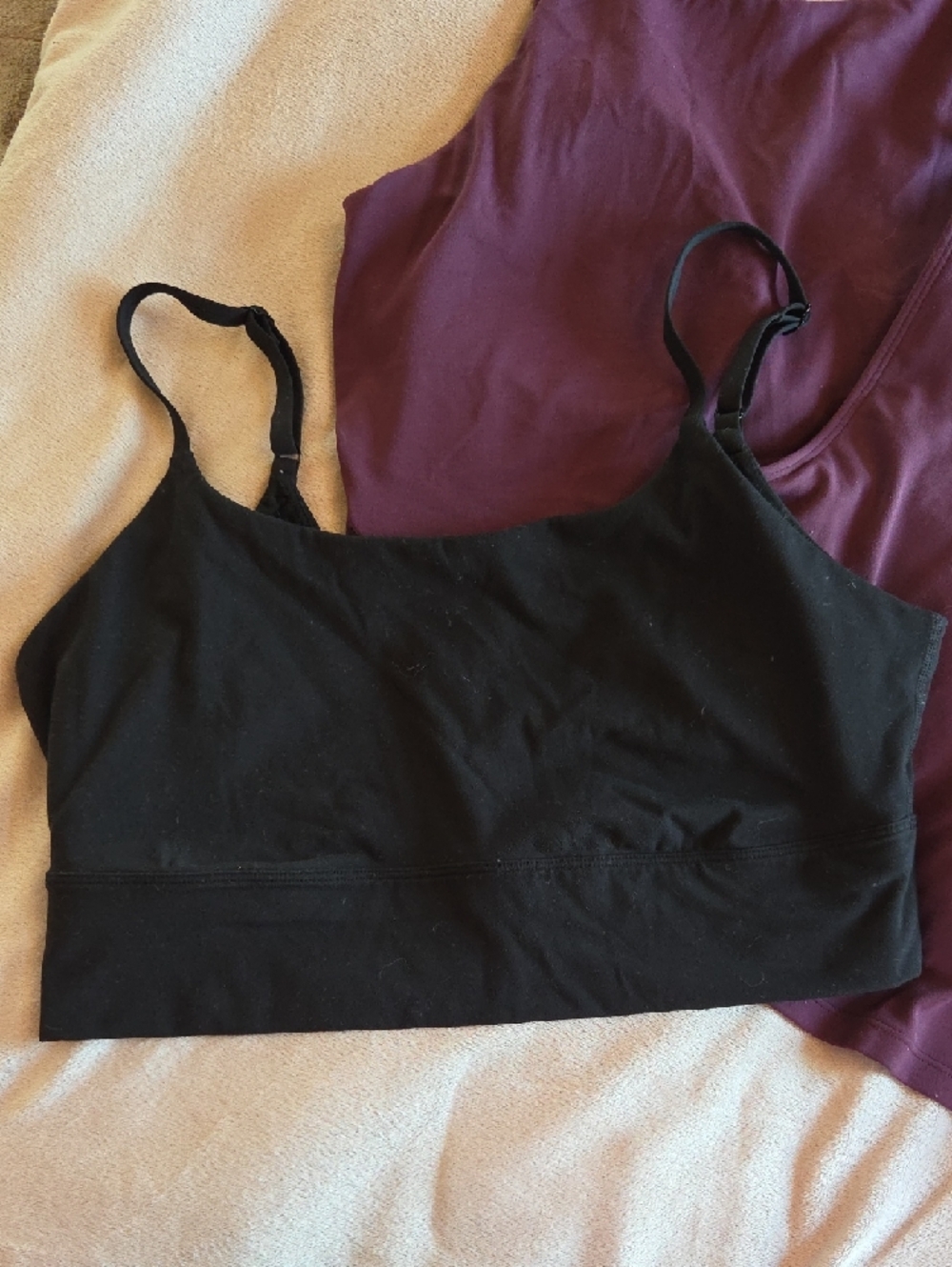 Set of 3 CRZ Yoga Longline Sports Bras - LARGE - Picture 2 of 7